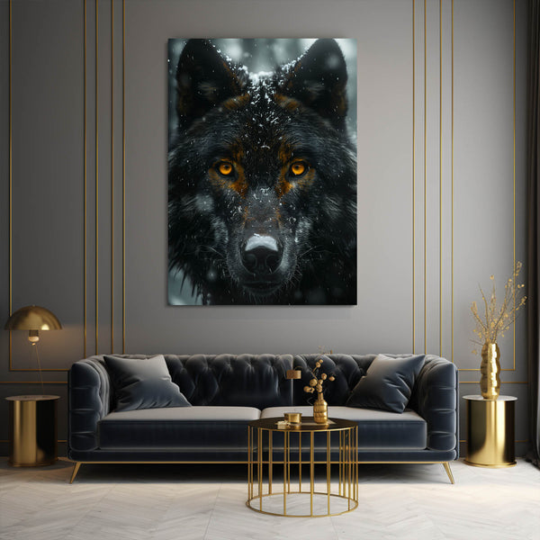 Éclat Sauvage Loup Tableau | TableauDecoModerne®