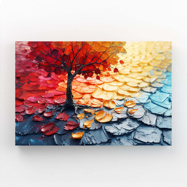 Éclat Vibrant Tableau Arbre | TableauDecoModerne®