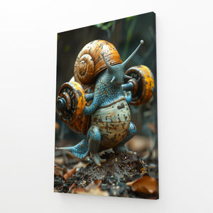 Escargot Puissant Tableau Design | TableauDecoModerne®