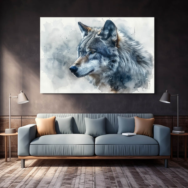 Esprit Libre Tableau Loup | TableauDecoModerne®