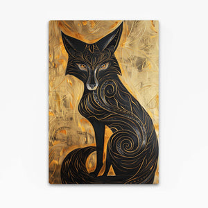 Esprit Nocturne Tableau Renard | TableauDecoModerne®