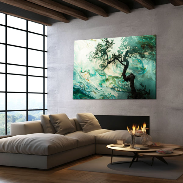 Éthéré Tableau Arbre | TableauDecoModerne®