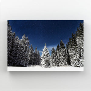 Étoiles Hivernales Tableau Arbre | TableauDecoModerne®