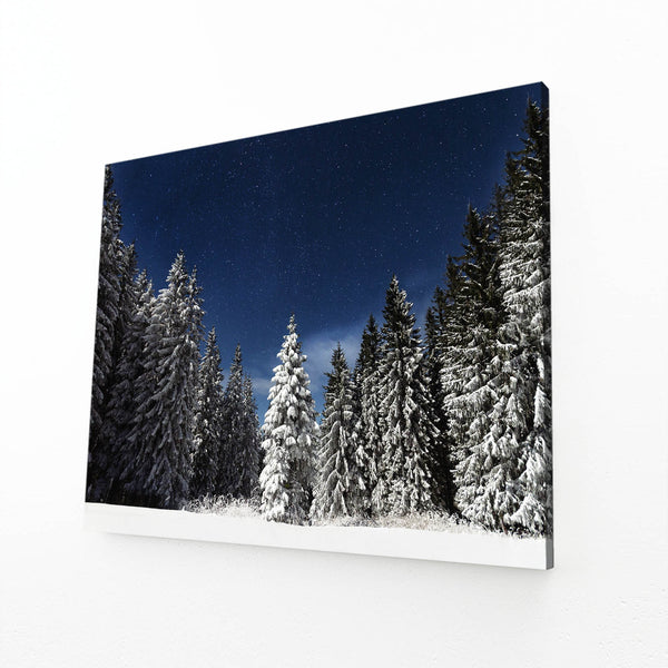 Étoiles Hivernales Tableau Arbre | TableauDecoModerne®