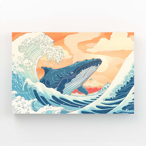 Évasion Océanique Tableau Baleine | TableauDecoModerne®