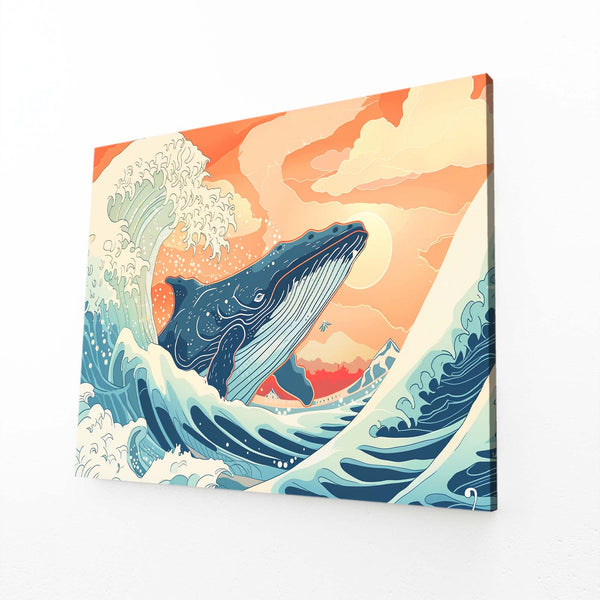 Évasion Océanique Tableau Baleine | TableauDecoModerne®