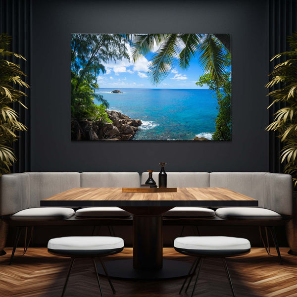 Évasion Paradisiaque Tableau Arbre | TableauDecoModerne®