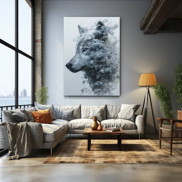 Fantôme Tableau Loup | TableauDecoModerne®