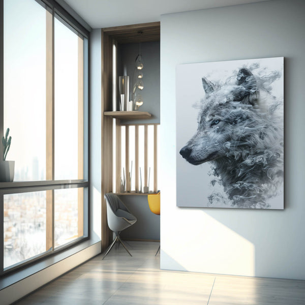 Fantôme Tableau Loup | TableauDecoModerne®