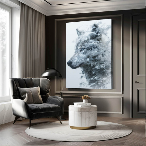 Fantôme Tableau Loup | TableauDecoModerne®