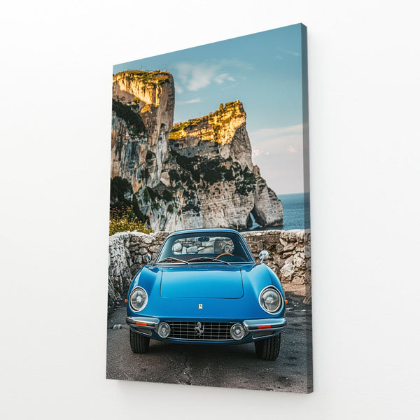 Ferrari Bleu Tableau Voiture | TableauDecoModerne®