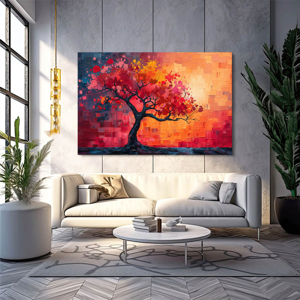 Flamboyant Tableau Arbre | TableauDecoModerne®