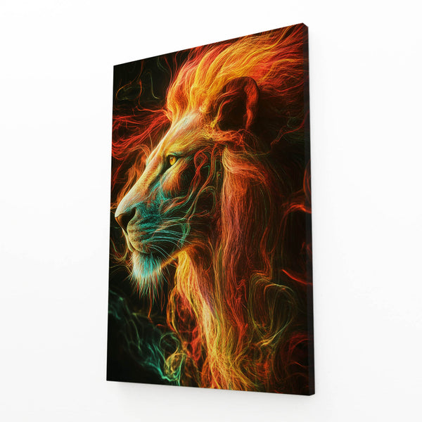 Flamme Sauvage Tableau Lion