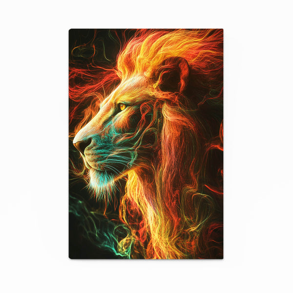 Flamme Sauvage Tableau Lion