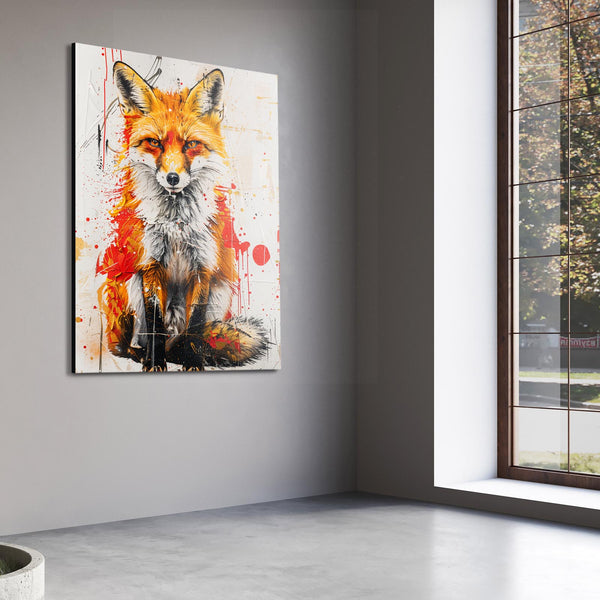 Flèche de Feu Tableau Renard | TableauDecoModerne®