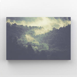 Forêt Brumeuse Tableau Arbre | TableauDecoModerne®