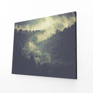 Forêt Brumeuse Tableau Arbre | TableauDecoModerne®