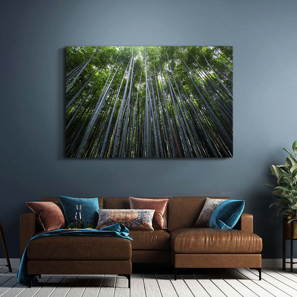 Forêt de Bambous Tableau Arbre | TableauDecoModerne®