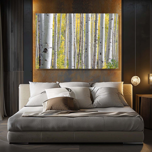 Forêt de Bouleaux Tableau Arbre | TableauDecoModerne®