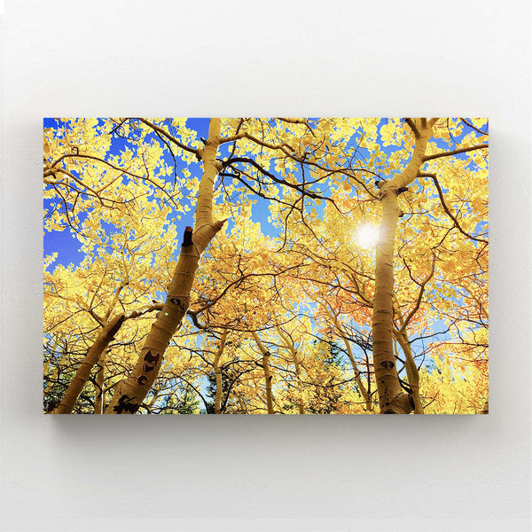 Forêt Dorée Tableau Arbre | TableauDecoModerne®