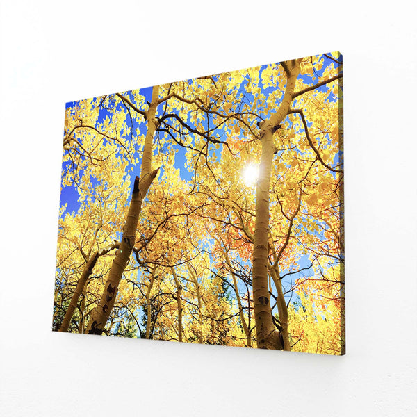 Forêt Dorée Tableau Arbre | TableauDecoModerne®