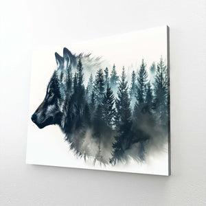 Forêt Loup Tableau | TableauDecoModerne®