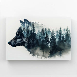 Forêt Loup Tableau | TableauDecoModerne®