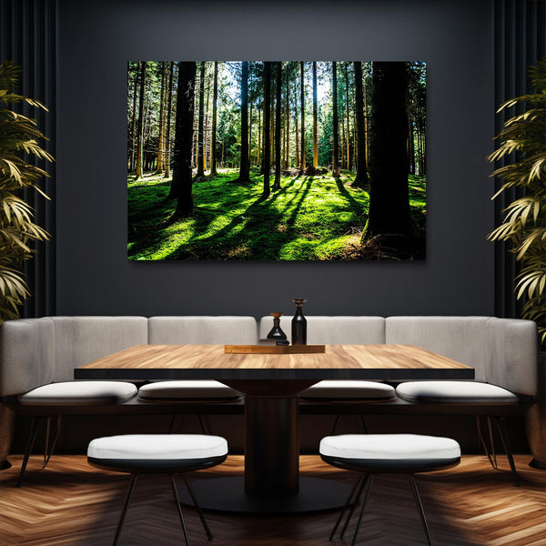 Forêt Verdoyante Tableau Arbre | TableauDecoModerne®