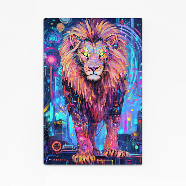 Futuriste Tableau Lion