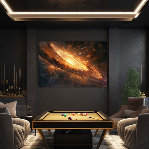 Galaxie Ardente Tableau Espace | TableauDecoModerne®