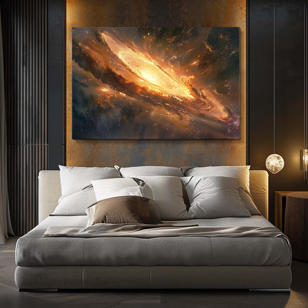 Galaxie Ardente Tableau Espace | TableauDecoModerne®