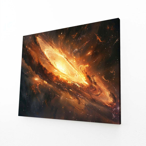 Galaxie Ardente Tableau Espace | TableauDecoModerne®