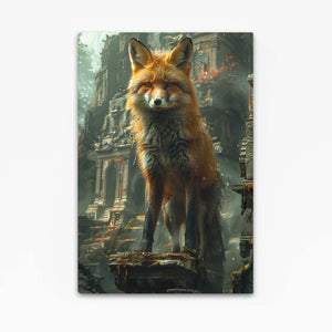 Gardien des Ruines Tableau Renard | TableauDecoModerne®