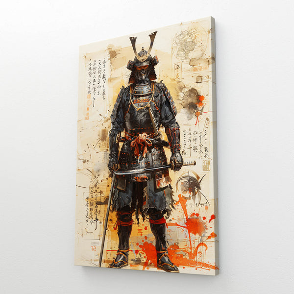 Guerrier Samurai Tableau Japonais | TableauDecoModerne®