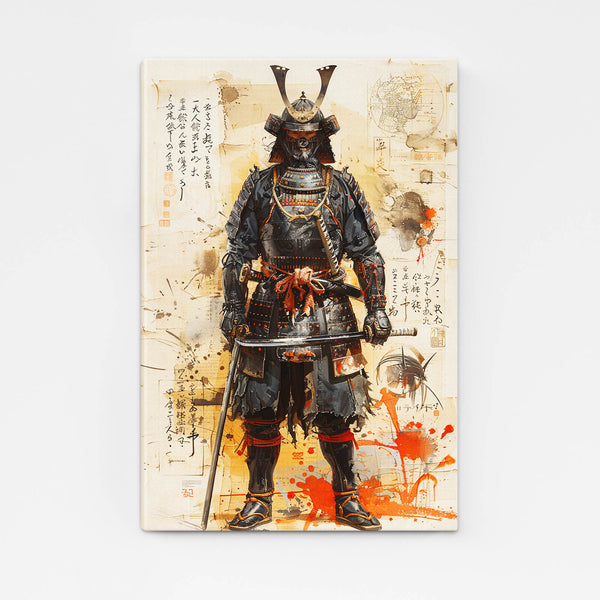 Guerrier Samurai Tableau Japonais | TableauDecoModerne®