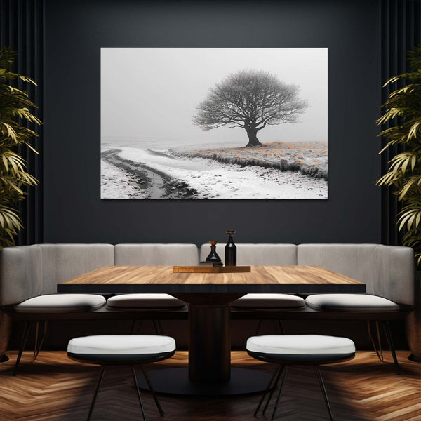 Hiver Givré Tableau Arbre | TableauDecoModerne®