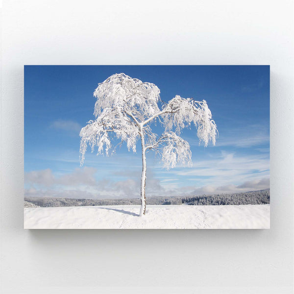 Hivernal Tableau Arbre | TableauDecoModerne®