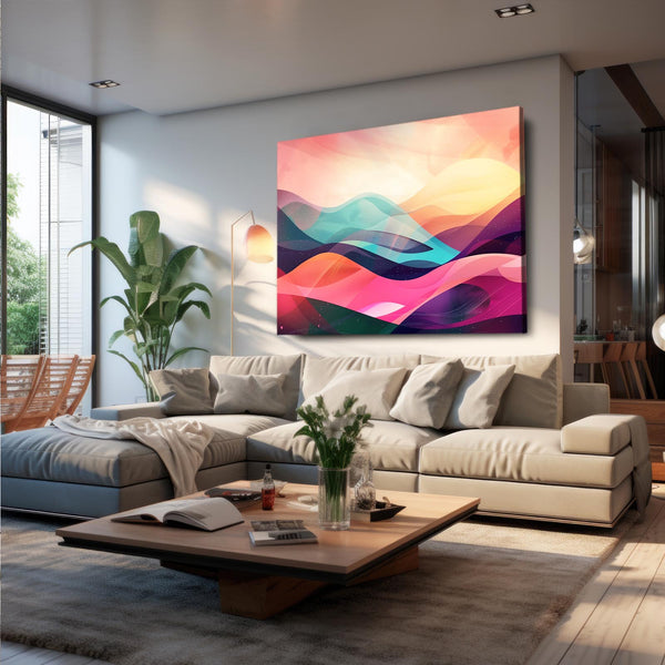 Horizon Flottant Tableau Abstrait | TableauDecoModerne®