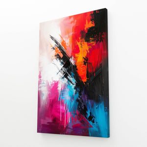 Impact Chromatique Tableau Abstrait | TableauDecoModerne®