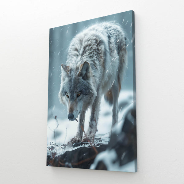 Loup Arctique Tableau | TableauDecoModerne®