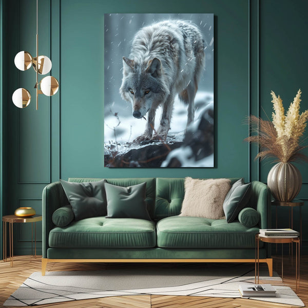 Loup Arctique Tableau | TableauDecoModerne®