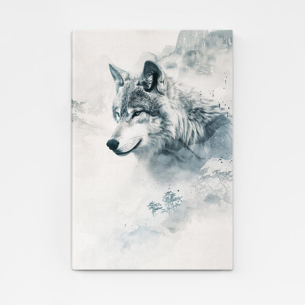 Loup Brumeux Tableau | TableauDecoModerne®