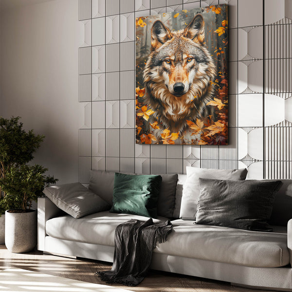 Loup d'Automne Tableau | TableauDecoModerne®