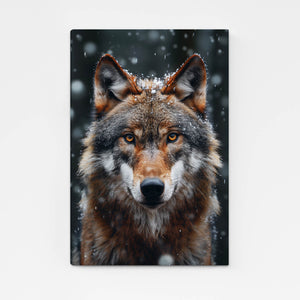 Loup Hivernal Tableau | TableauDecoModerne®