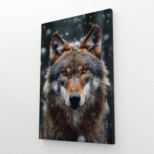 Loup Hivernal Tableau | TableauDecoModerne®