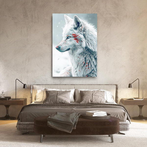 Loup Tableau Éthéré | TableauDecoModerne®