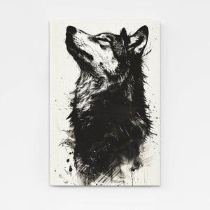 Loup Tableau Fier | TableauDecoModerne®