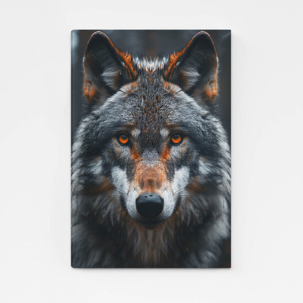 Loup Tableau Intense | TableauDecoModerne®