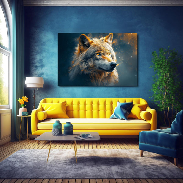 Loup Tableau Magique | TableauDecoModerne®