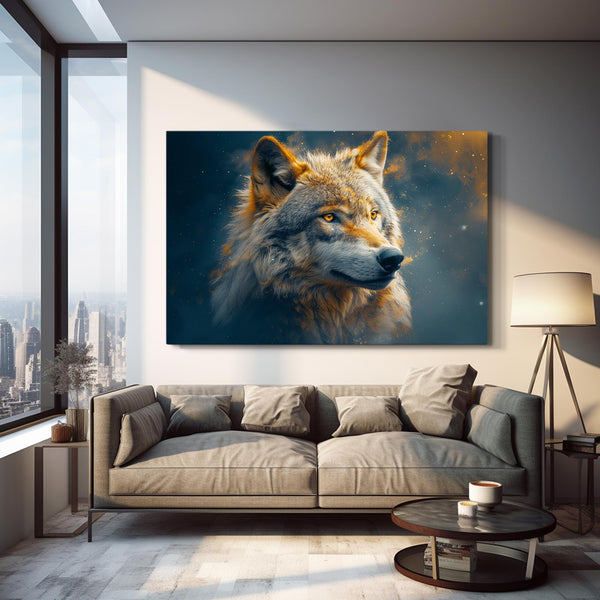 Loup Tableau Magique | TableauDecoModerne®